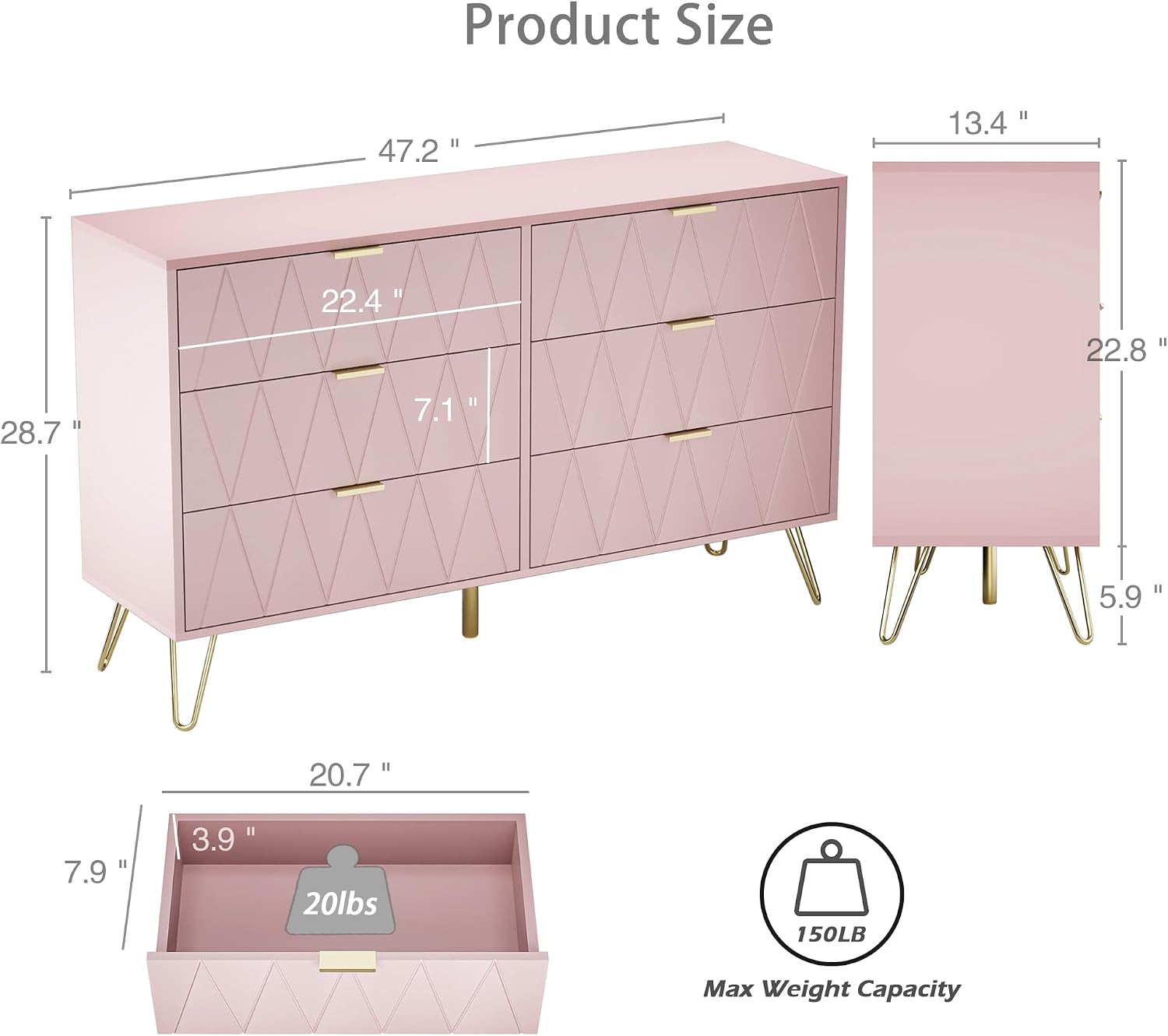 Anbuy Bedroom Sets 3 Piece Pink