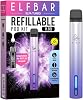 Elfbar Elfa Turbo Pod Kit - No Liquid Included - 550 mAh Battery USB-C Quick Charge MTL 2 Power Modes Refillable & Prefilled Pods  Funny Hookain Sticker Aurora Purple