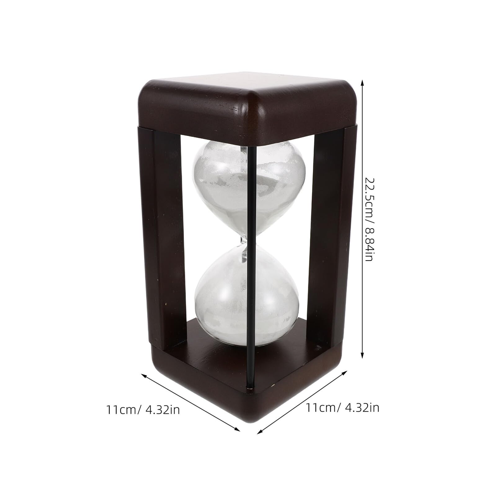 SEWACC Temporizador de Reloj de Arena de Vidrio Elegante para Cocina y Oficina Diseño Vintage y Seguimiento Preciso