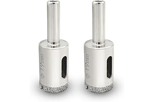 2 Pcs 3/4&quot; Diamond Drill Bits for Effortless Ceramic Pot Creations