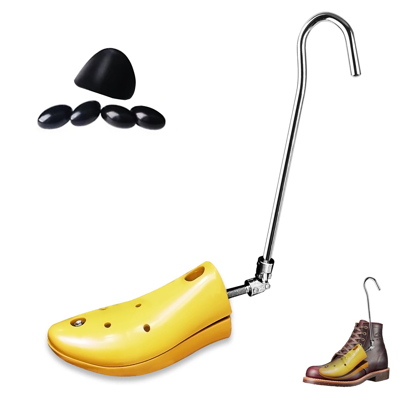 TYOPMU Boot Stretchers for Cowboy Boots,1 Pack Boot Stretcher Shoe Stretcher for Thick Wide Feet Men Women