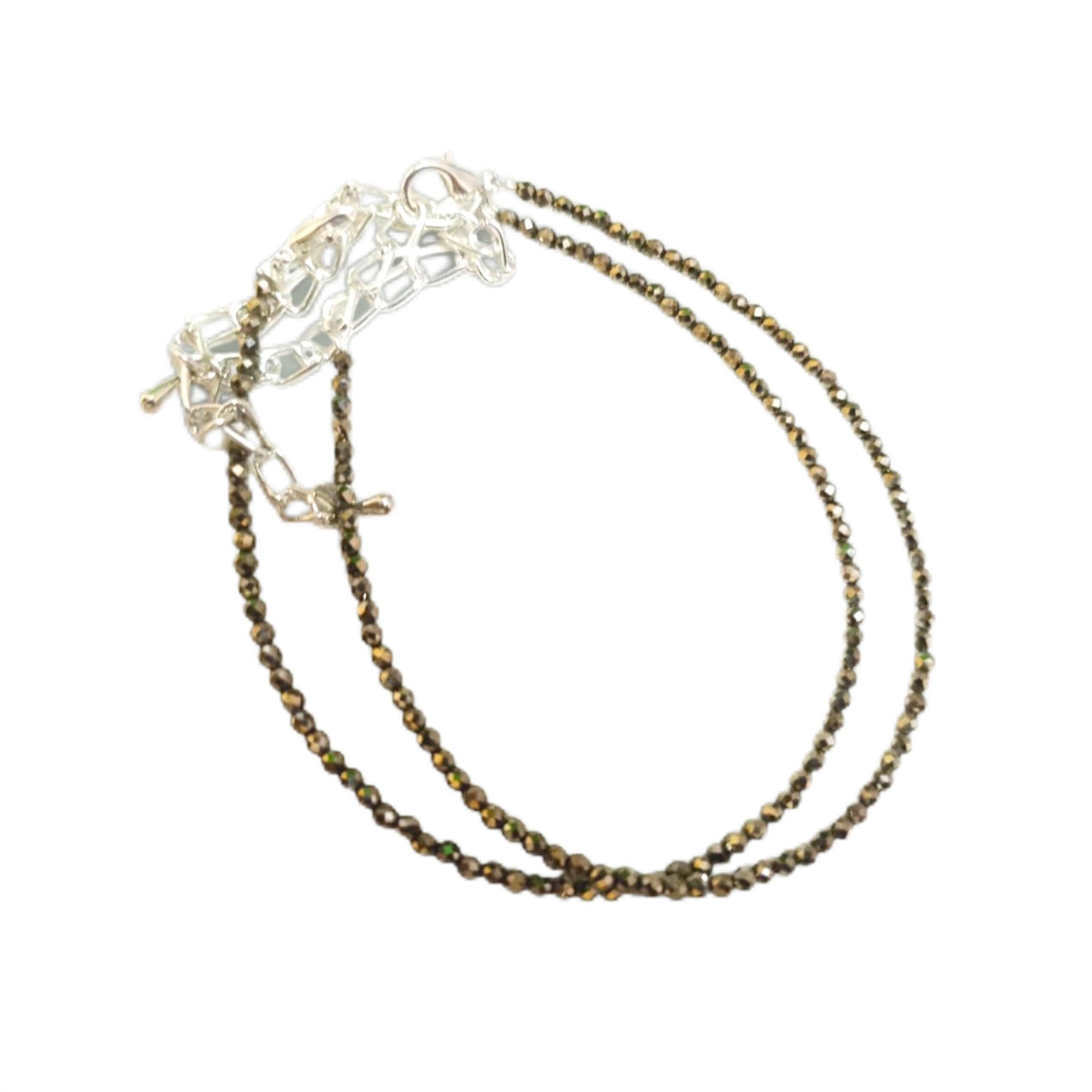Certified Pyrite Anklet Combo for Women | Wealth, Prosperity & Good Luck Anklet for Money Attraction | Stylish Daily Wear, Vastu & Feng Shui Jewelry-image-6
