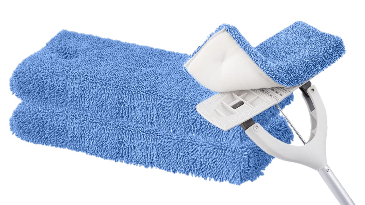 Superio Microfiber Mop Head Replacement for Self-Wring Miracle Mop, Microfiber Cleaning Pad, Mop Refill, Self Wringing Mop (1 Pack)