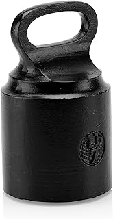Cast Iron Door Stop – Decorative Door Stop, Weighted Door Stop Heavy Door Weight – 7lb Antique Door Stopper, Free Standing Door Stop – 7” x 4” Non Slip Cast Iron Door Stopper with Handle (Black)