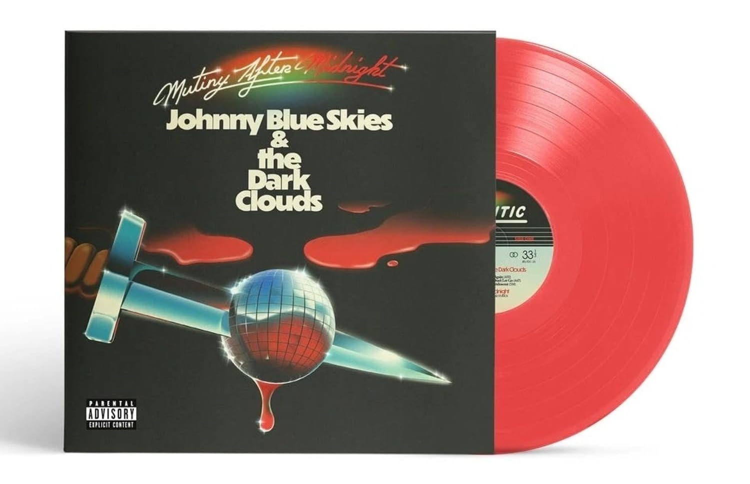 Johnny Blues Skies & the Dark Clouds: Mutiny After Midnight - Indie Exclusive Record Album - Limited Clear Red Variant - Sturgill Simpson