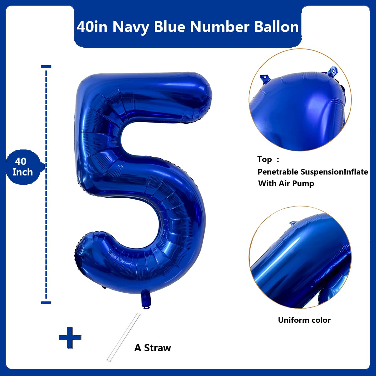 Red 0 balloon 40 Inch Giant Helium Foil Number 0 to 9 Red Balloon Birthday Wedding Party Digital Decorations (Number 0) — view 148