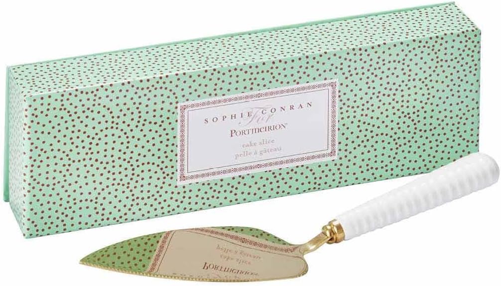 Portmeirion CP1104-XG Sophie Conran ゴールドケーキサーバー 磁器