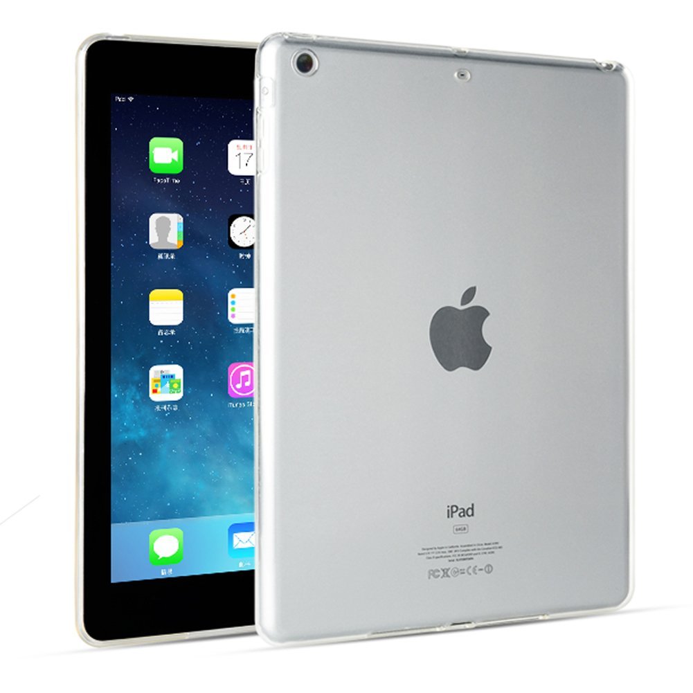 FAS1 iPad Mini Case Cover,NEW Clear Soft TPU Skin Gel Silicone Back Case Protector for Apple iPad Mini 1/2/3 (Transparent)