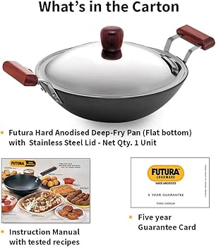 Amazon.com: Hawkins Futura 2.5 Litre Deep Fry Pan, Hard Anodised Amazon.com: Hawkins Futura 2.5 Litre Deep Fry Pan, Hard Anodised