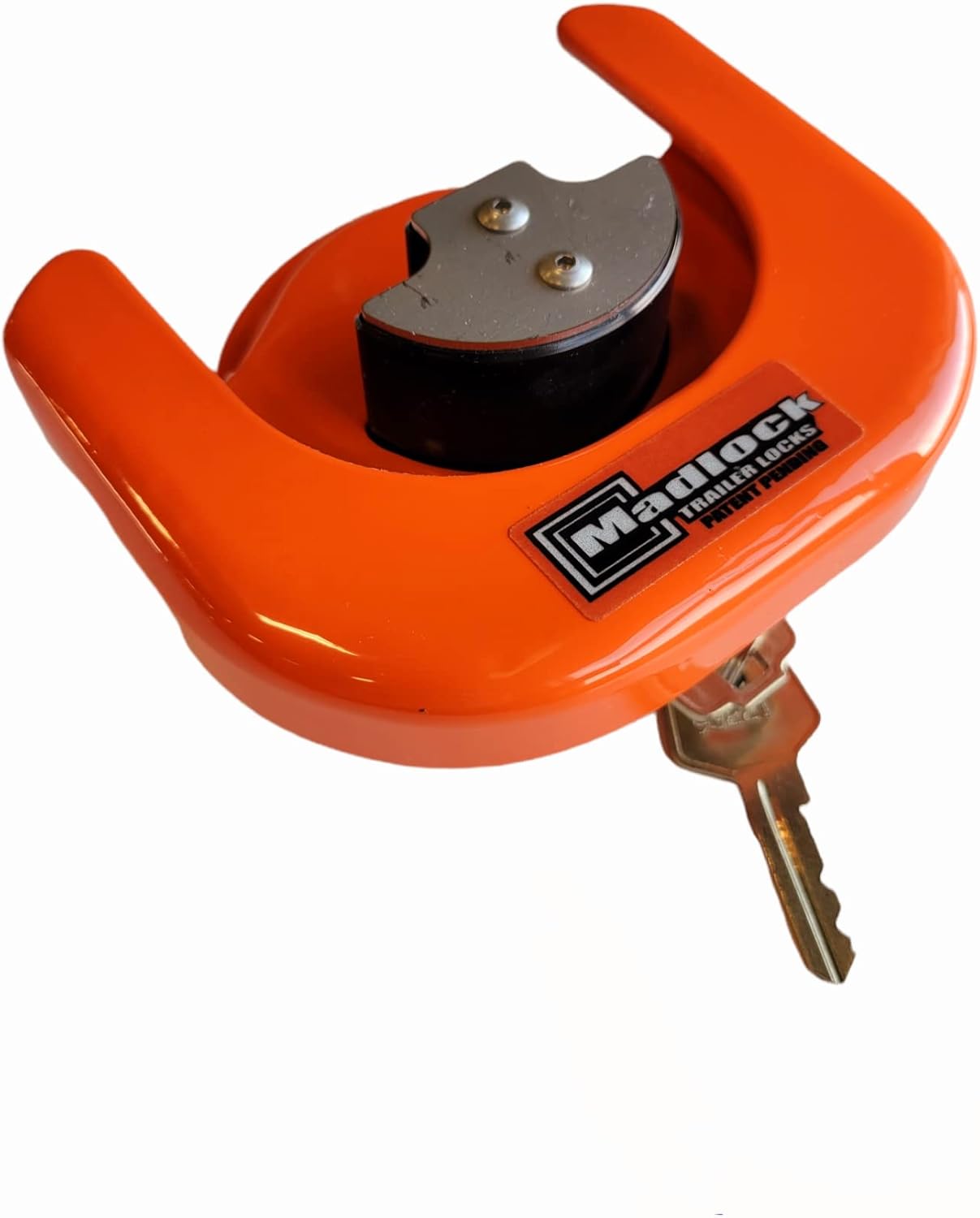 Madlock 2 5/16 Trailer Coupler Lock|Superior one Piece All-Metal Patented Design for Stamped Steel Trailer Ball couplers| Made in The USA