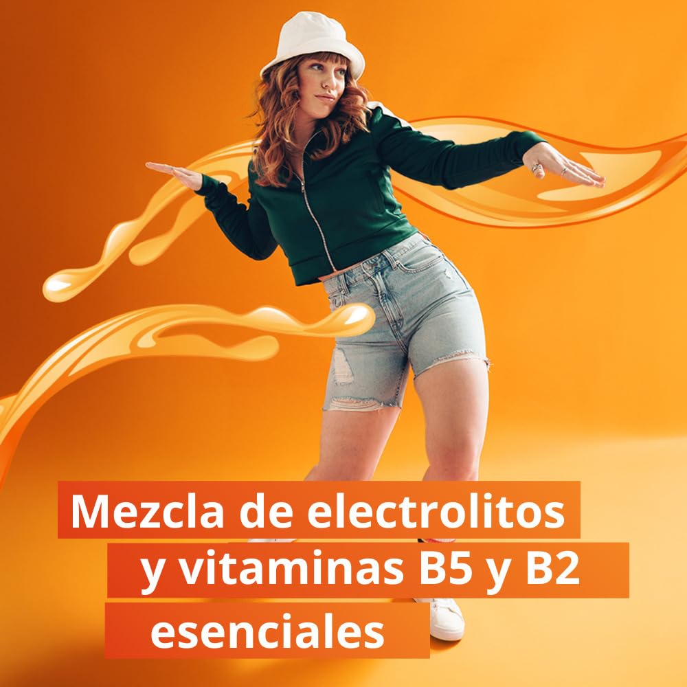 ELOTRANS Reload - Electrolitos, vitaminas y minerales en sobres sabor naranja - Mezcla isotónica para hidratación intensa - 15 sobres