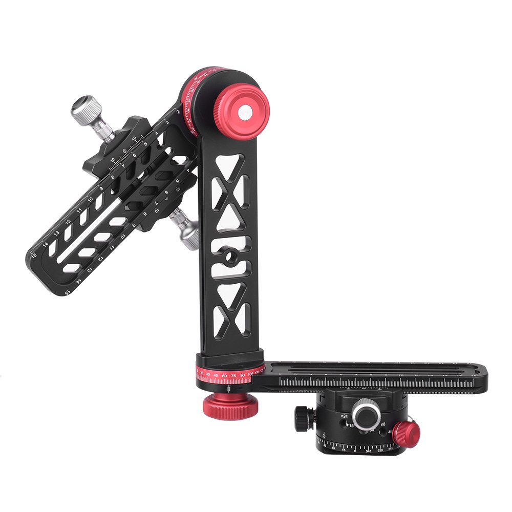 Andoer 720 Degree Panoramic Head Panoramic Support Stand Gimbal Tripod Ball Head for Canon Nikon Sony Pentax DSLR Camera Camcorder Max Load Capacity 10kg