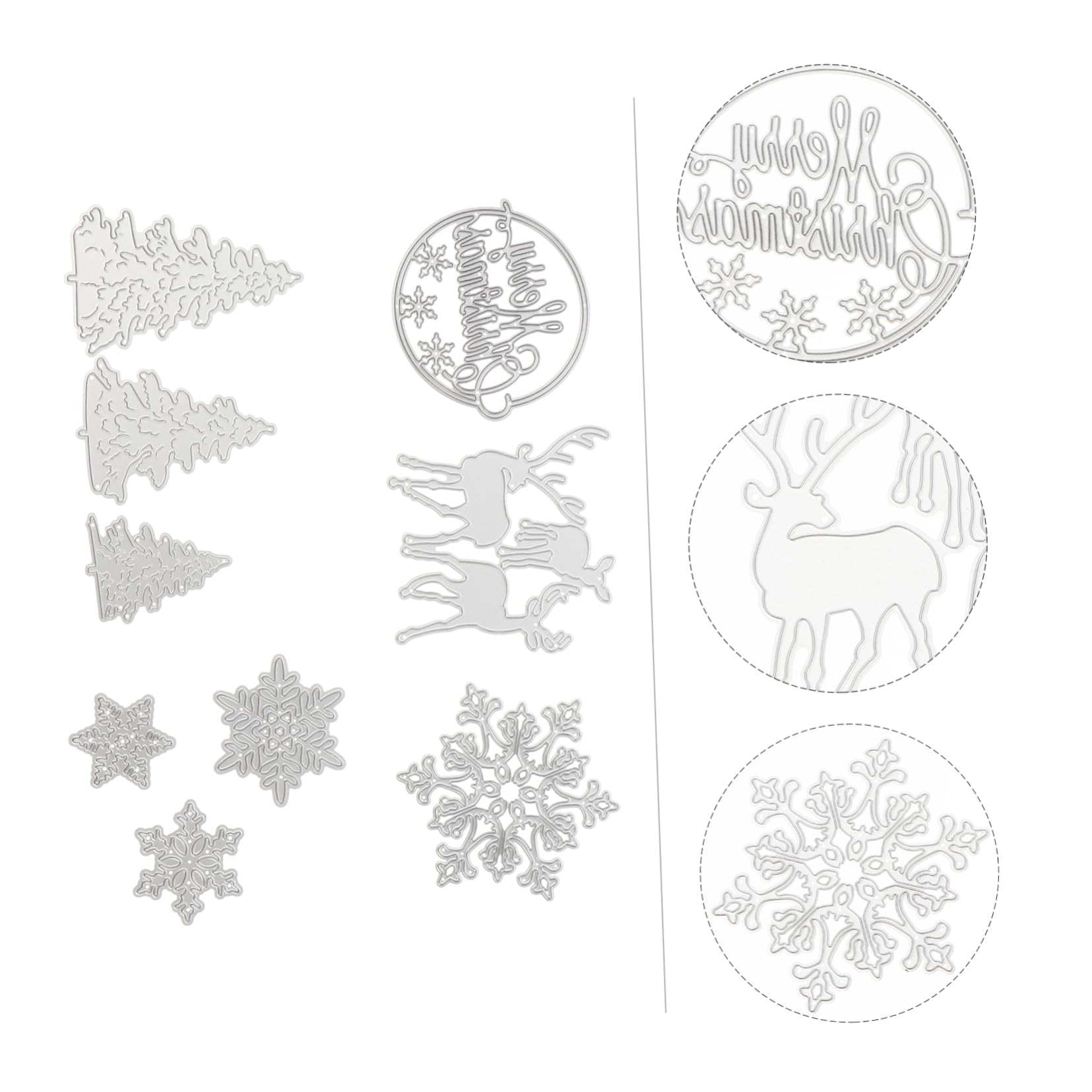 ABOOFAN 27piezas Troqueles De De Metal Para Navidad De Plantillas Para Embossing y Manualidades De Decoración