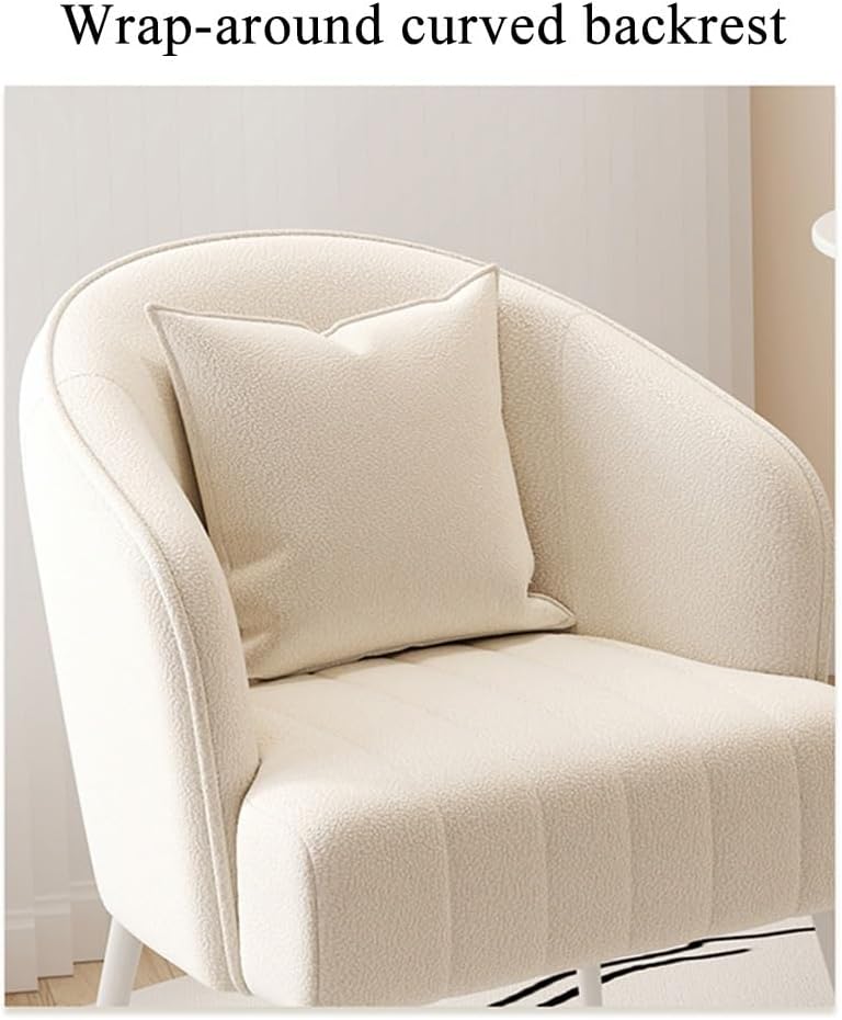 Modern Plush Living Room Chair Upholstery Lazy Chair Arm Chair with Pillows,Comfy Chair Bedroom Accent Chairs Sofa Seat Chair for Hotel Parlour Negotiation(Dark Pink,Gold Legs)