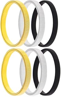 6 Pcs Sleeve Garters for Women Men, Anti-Slip Shirt Sleeve Holders Sleeve Garters Sleeve Straps Metal Armbands, Elastic Adjustable - Solve Arm Cuffs Repeated Falling - Convenience to Work