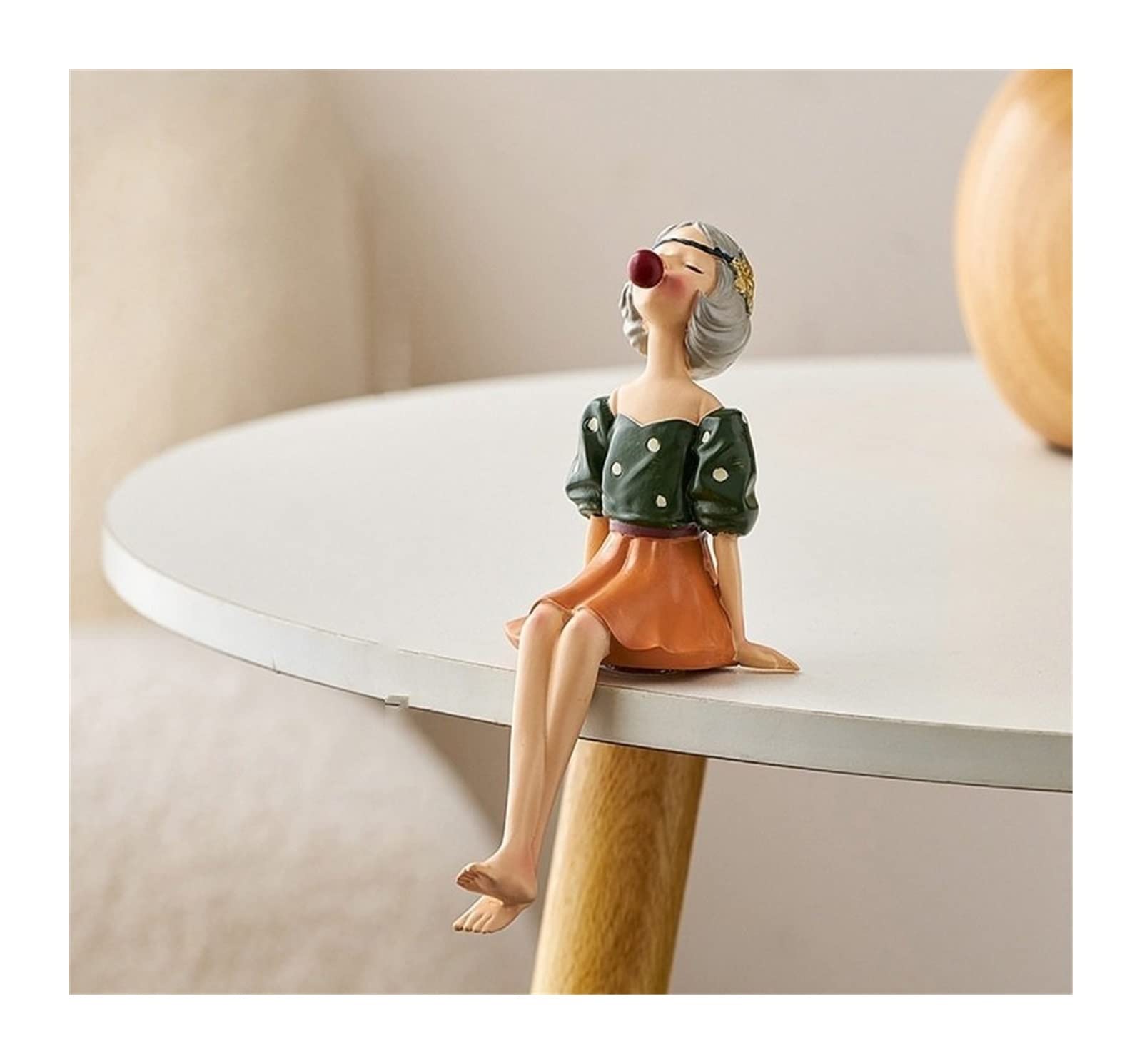 Amazon.co.jp: 置物・オブジェ 彫刻のための女の子の部屋の装飾