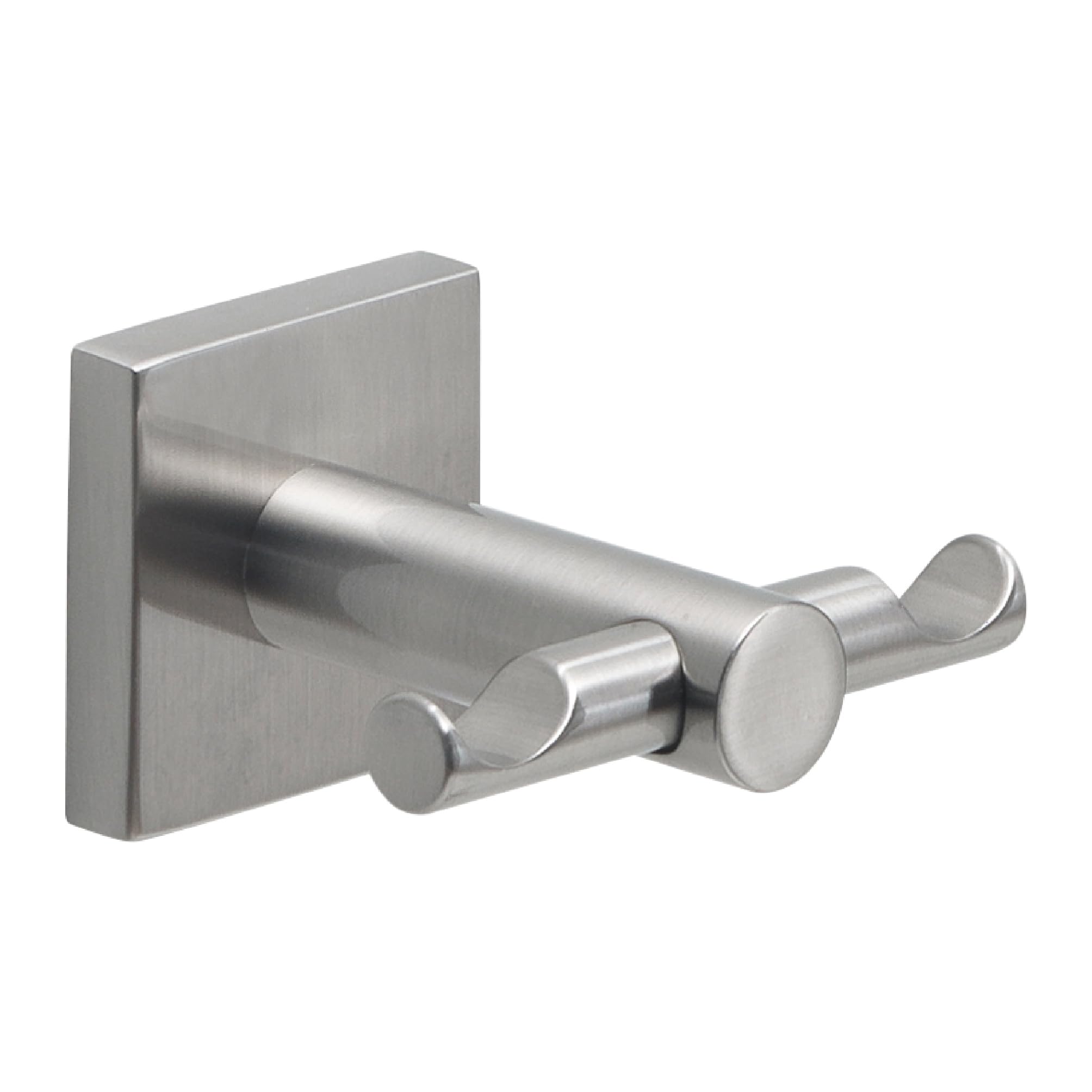Gedy Fuji Double Hanger Brushed, 7,6x6,9x4,7cm