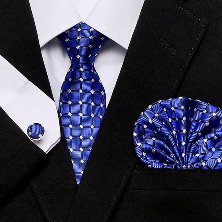 Corbata de seda tejida con estuche para regalo miniatura 3
