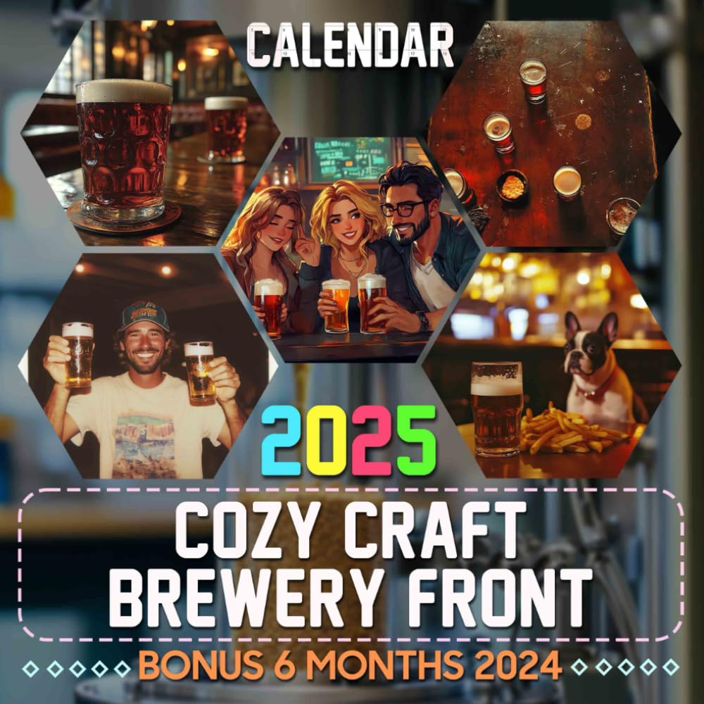 Cozy Craft Brewery Front 2025: 18 Months of Warm and Cozy Brewing Atmosphere to Keep Track of Your Days in Style