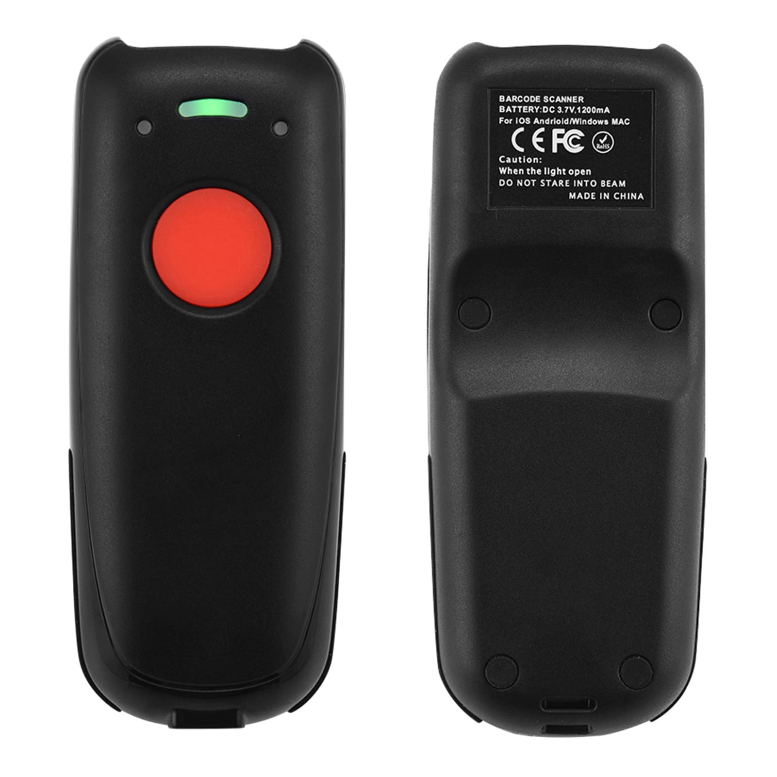 Lazmin112 Mini Scanner di Codici a Barre Wireless, Letture di Codici un Palmare Portatile per