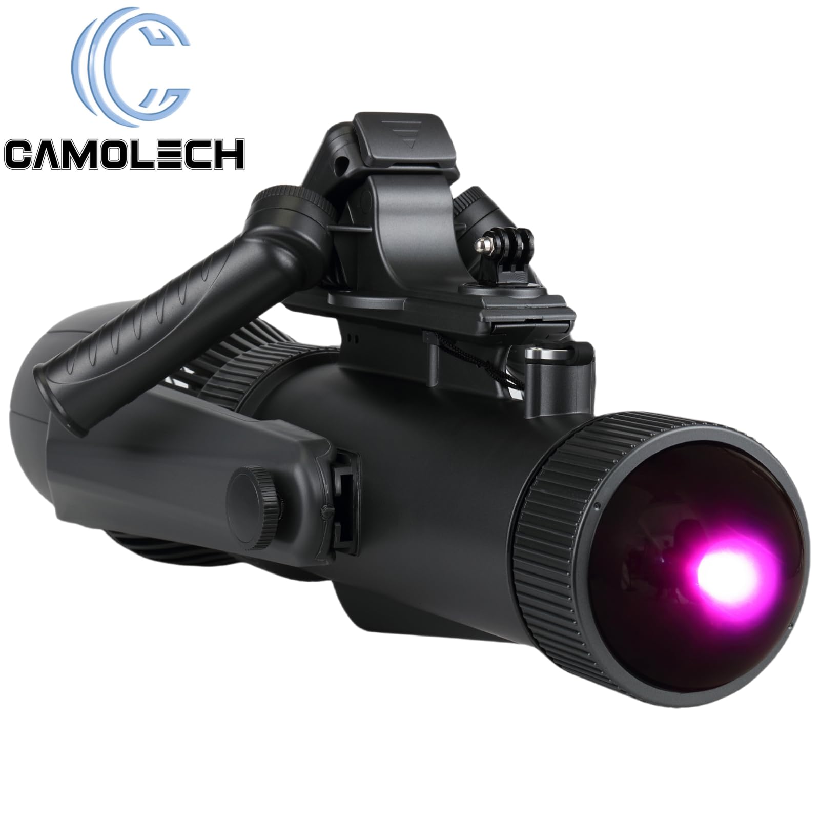 C CAMOLECH 700W Elektrischer Unterwasser-Scooter für Erwachsene, 16000mAh, 3-9km/h, 30m Tiefe, 10-Gang-Schaltung, schneller See-Roller mit abnehmbarem Akku & Dual-Flossen, kompatibel mit SUP für Ozean