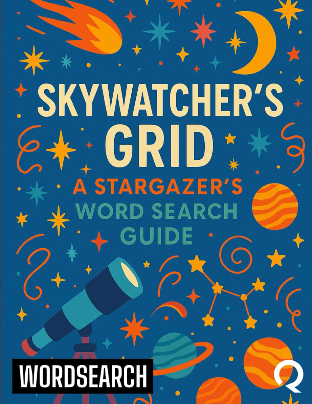 Skywatcher's Grid: A Stargazer's Word Search Guide