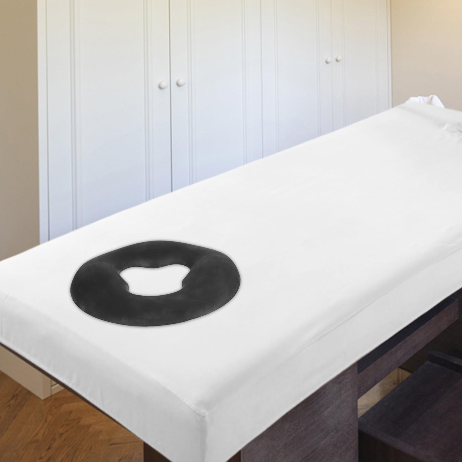 MAGICLULU Almohada De Spa Facial De Silicona Reutilizable Con Agujero Para Protección Facial En Camas De Masaje Para Estudiantes Y Oficinistas