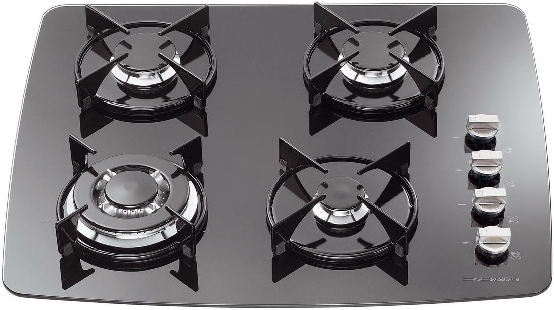 Nardi LC 640 AVD N Builtin Gas Hob Black Hob Plate (Builtin, Gas