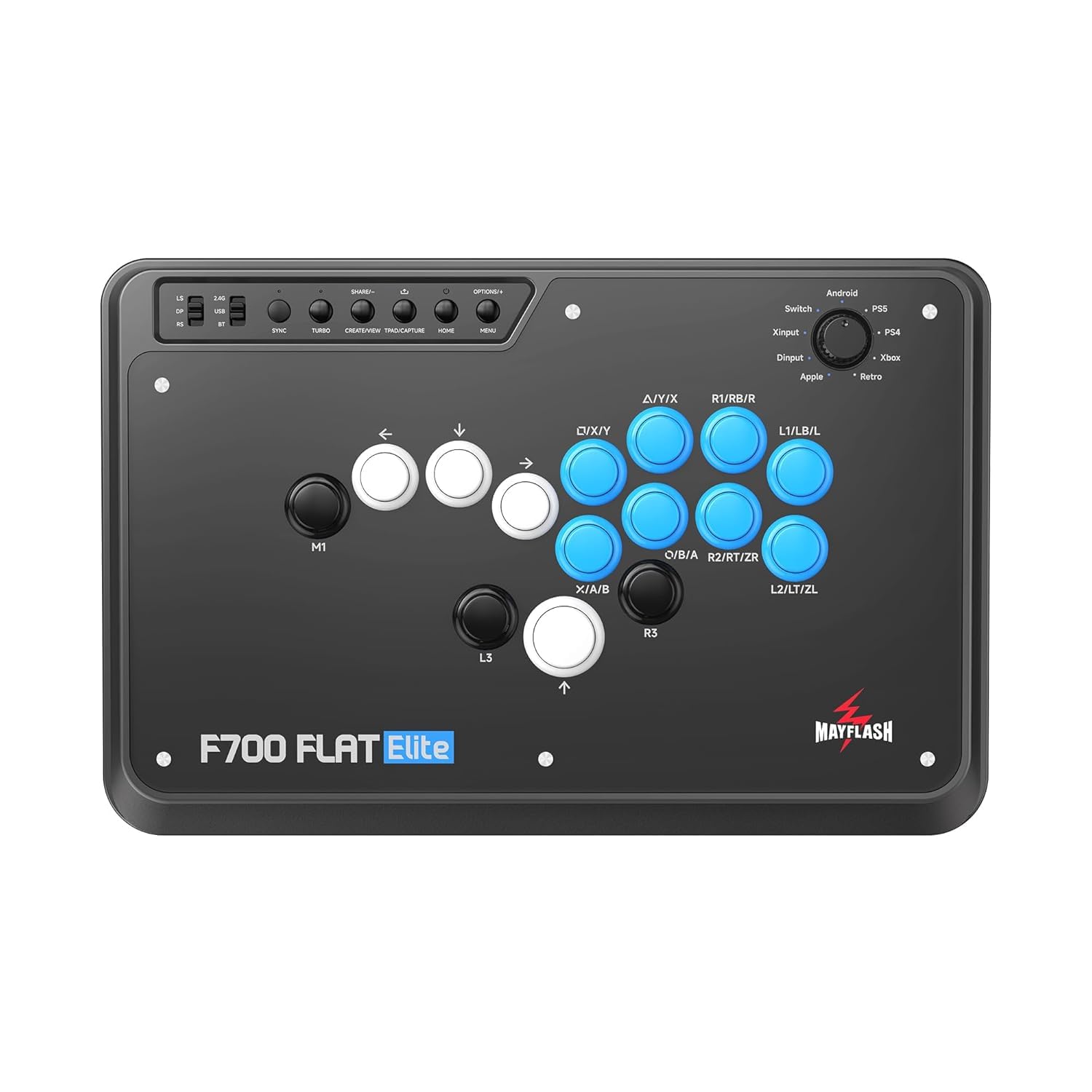 Amazon | Mayflash レバーレス アケコン F700 Flat Elite 有線 無線 アーケード コントローラー スティック for  PS5 PS4 PS3 XBOX ONE XBOX ONE S XBOX 360 PC Android Switch Neogeo mini ...