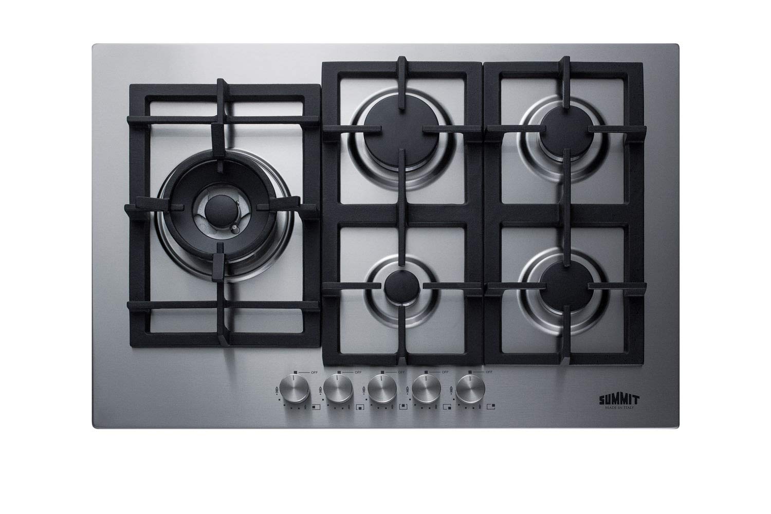 smooth surface gas cooktop