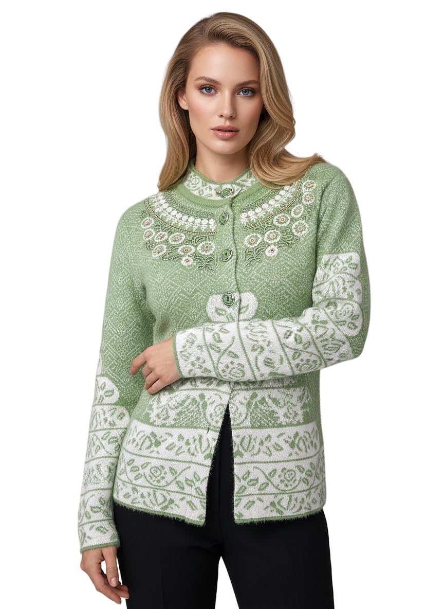 Women Knitted Sweater | Soft Casual Front Open Button Cardigan for Women's | Women's Stylish Full Sleeve Sweater-picture-43