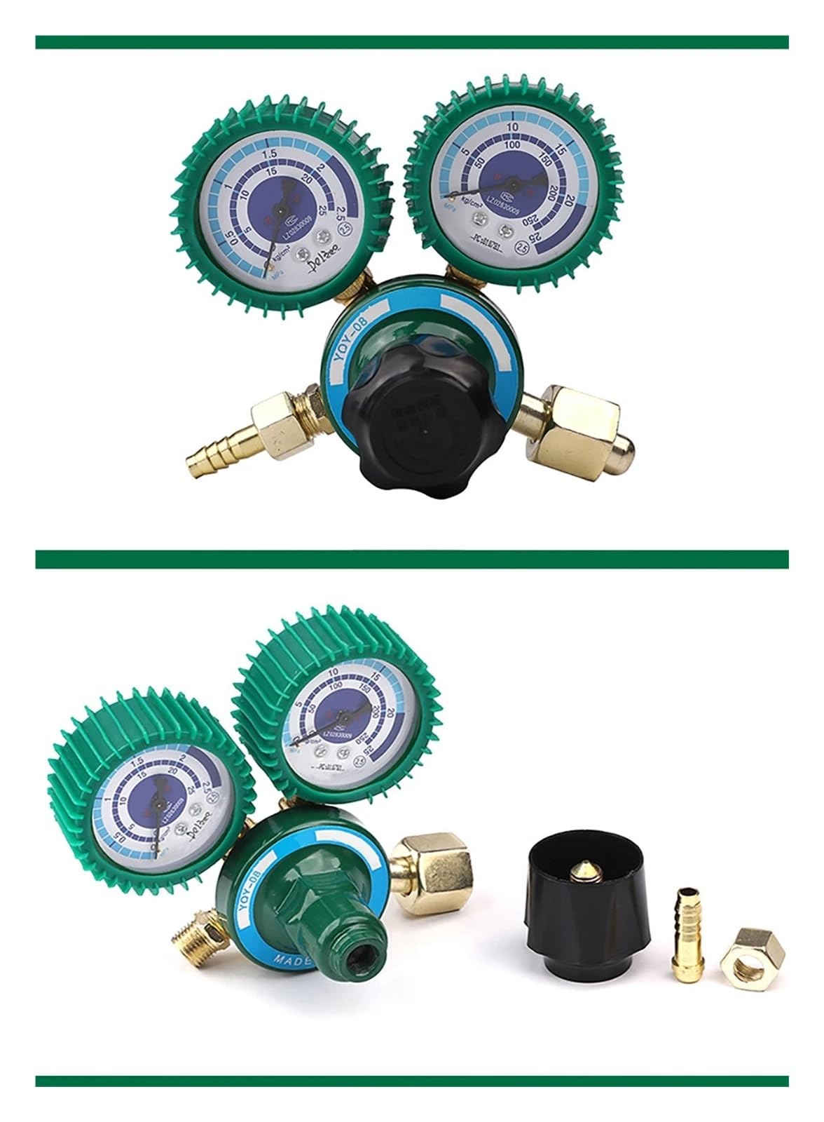 Regulator ciśnienia tlenu 0-2,5 MPa miernik ciśnienia gazu spawalniczego miernik przepływu przemysłowy reduktor O2 zawór redukcyjny