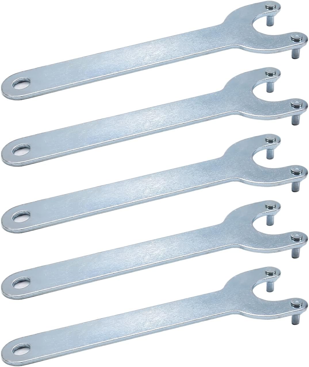 Amazon Utoolmart アングルグラインダーレンチ カニ目レンチ ピンレンチ オープンスパナ 角度グラインダー 125型レンチ