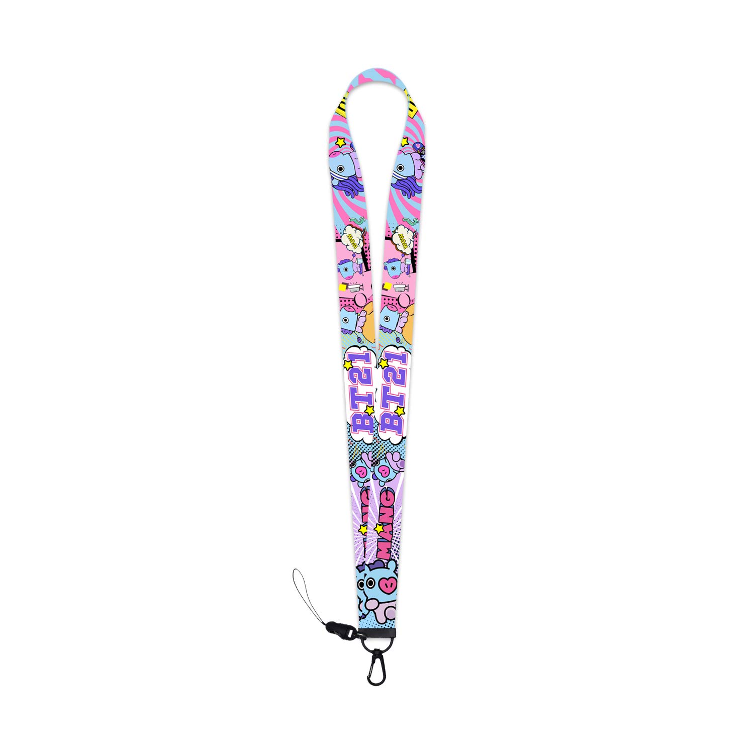 Bangtan Boys Lanyard Keychain J-Hope MANG ID Badge Holder V Gift Set for Army -2
