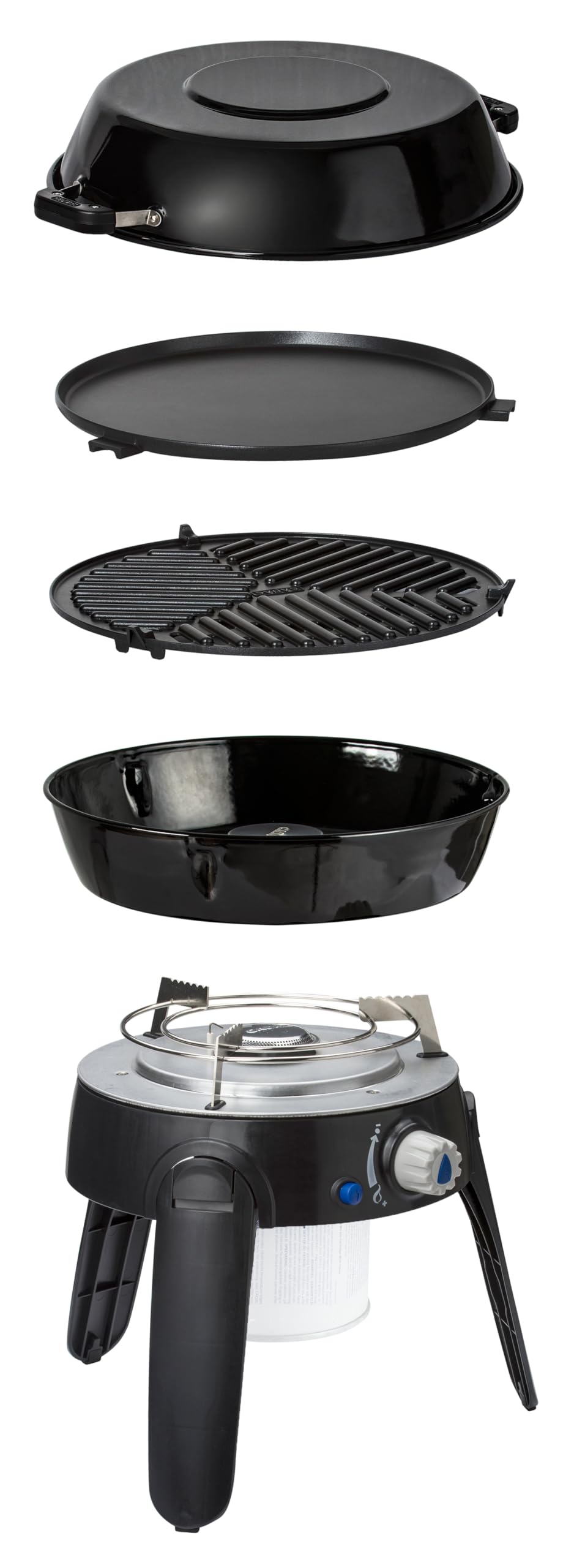 CADAC Safari Chef 30 HP – Acier – Aluminium – Plastique – Barbecue à gaz