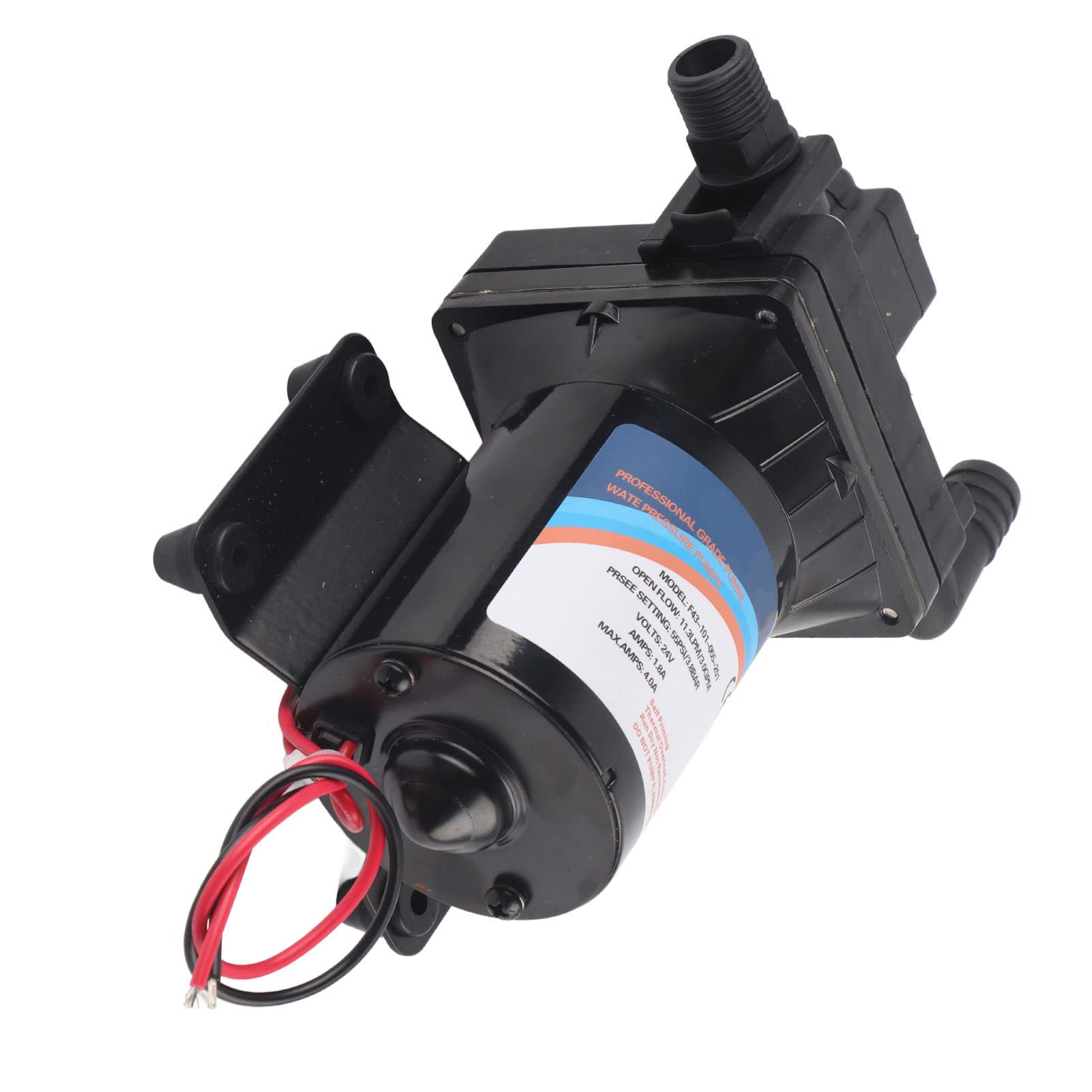 Fafeicy 12V Pompa Wodna do Kampera, 11,3 L/min Automatyczne Ponowne