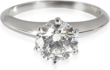 Tiffany & Co. Pre-Loved, Diamond Engagement Ring in Platinum