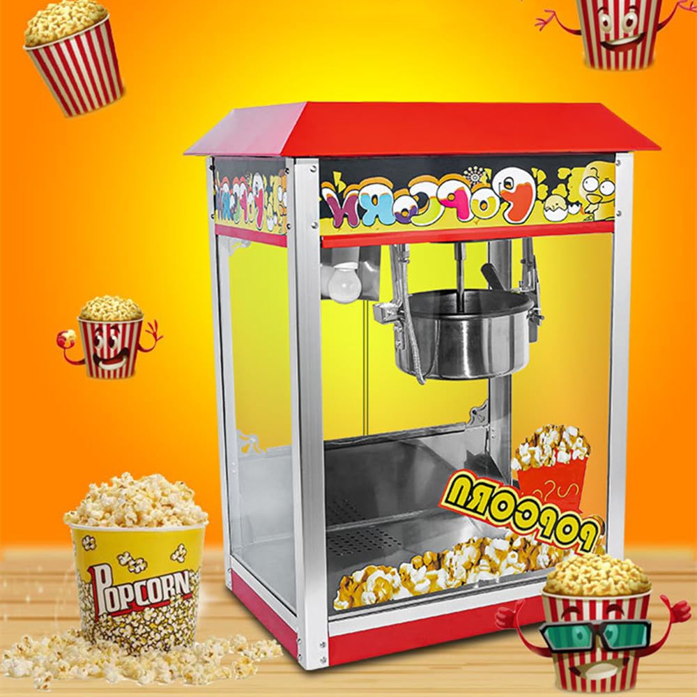 Amazon.co.jp : Sarinyポップコーンメーカー機械商業電気ポップホット