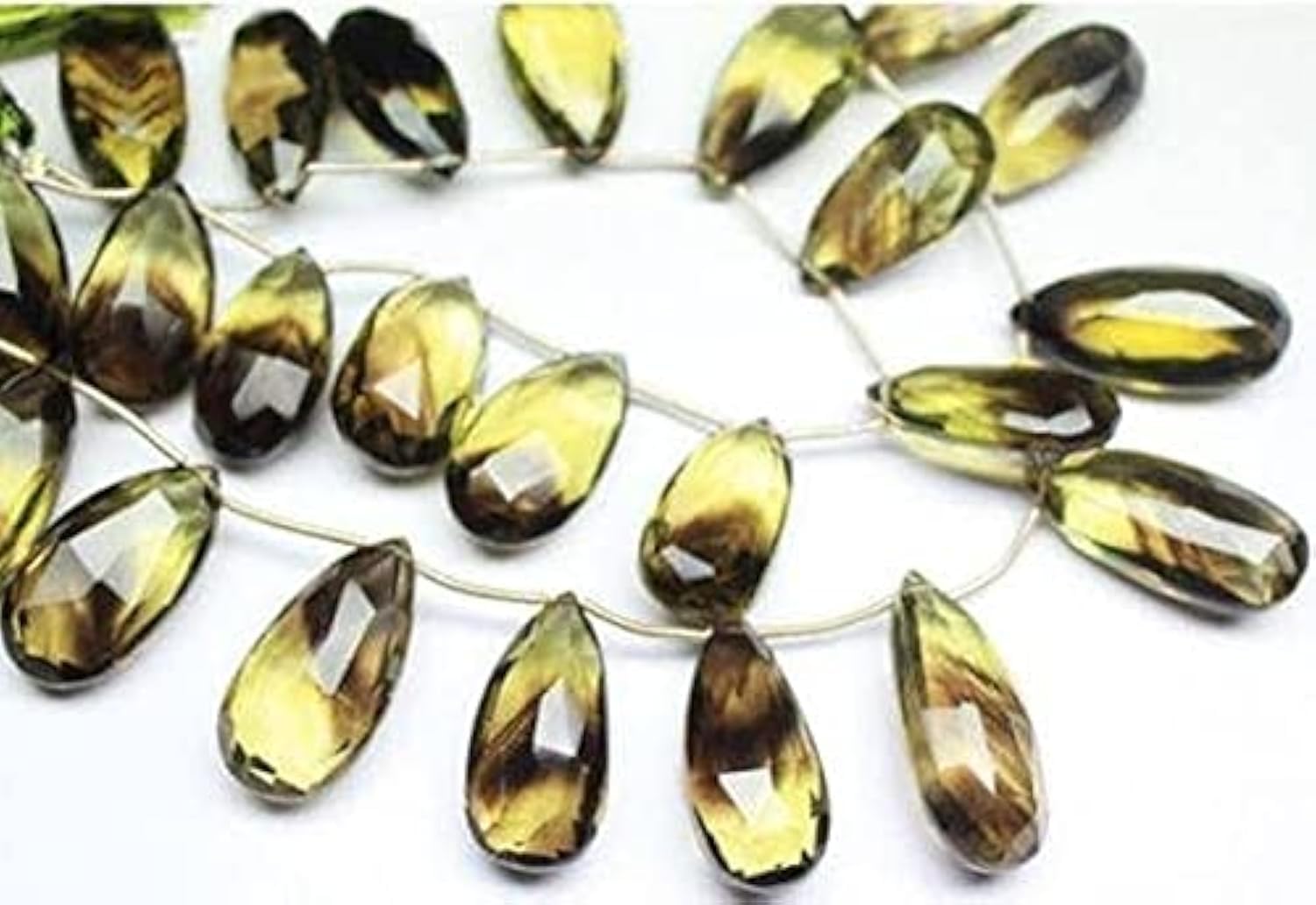 Perles en quartz citron pour créer vos propres bijoux de mariage d'été