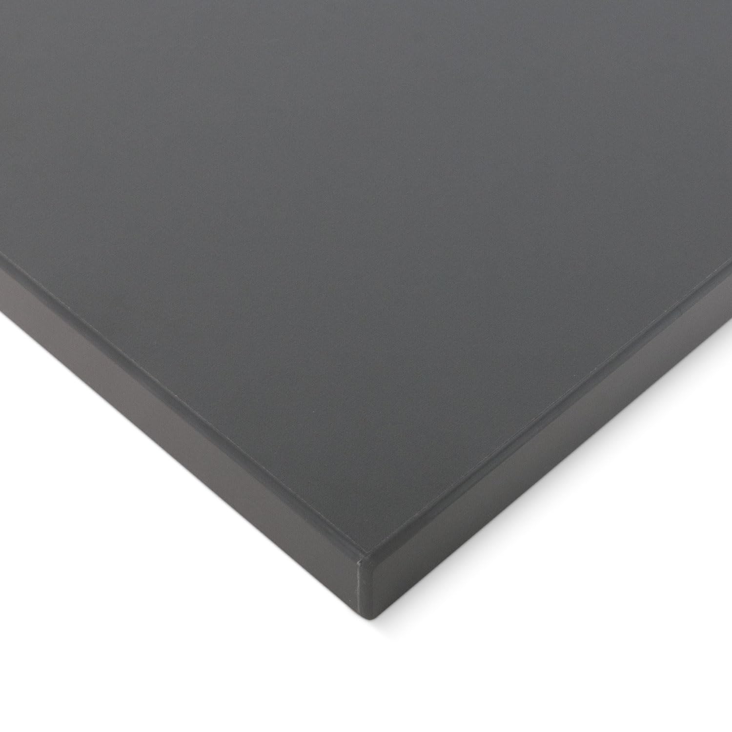 studioLINE MDF-Innenfensterbank nach Maß - 1,8 cm stark, melaminbeschichtet, mit ABS-Kante - Made in Germany - individueller Zuschnitt (Basalt Grau, T x L | 15 x 200 cm)