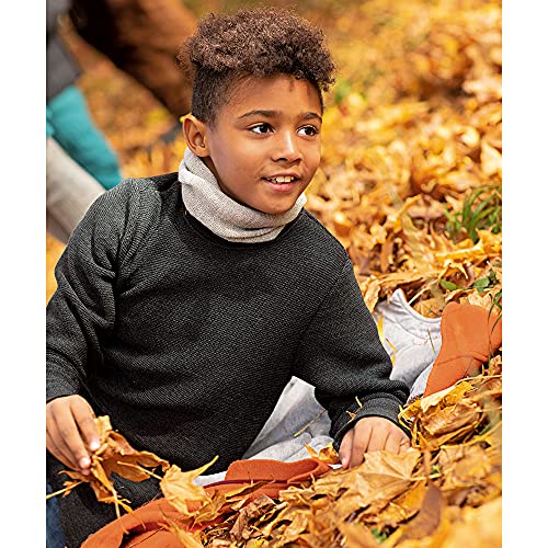 Kids' Merino Wool Pullover Sweater: Crew Neck Long Sleeve Knit for Boys and Girls3