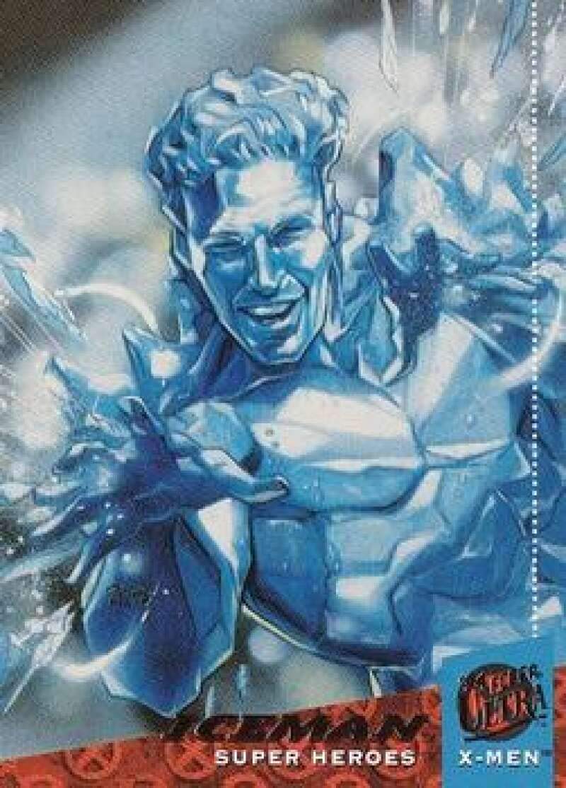 1994 Ultra X-Men NonSport #10 Iceman Official Marvel Standard