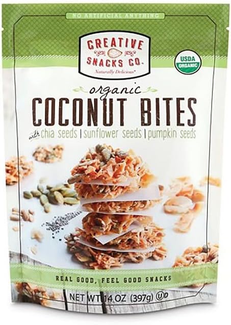 Creative Snacks Organic Coconut Bites, 14 oz.