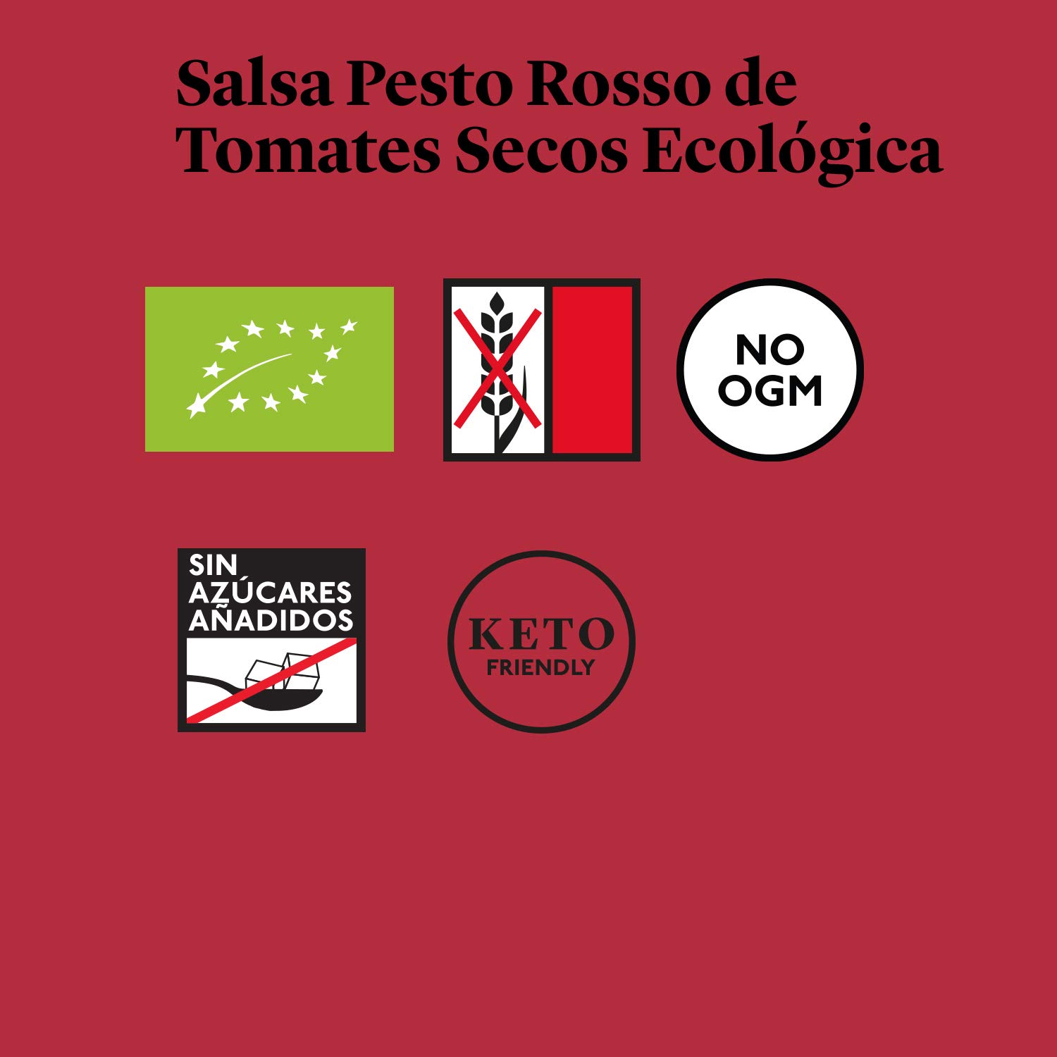 Delicious & Sons Pack de Salsas Italianas - Ecológicas - Sin Transgénicos - Sin Gluten (Pack de 4)
