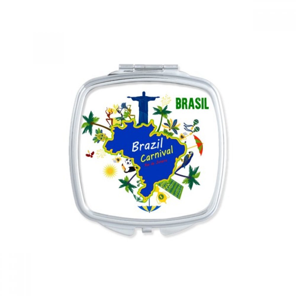 Miroir de maquillage Brésil pour vos retouches express pendant le Carnaval de Rio de Janeiro