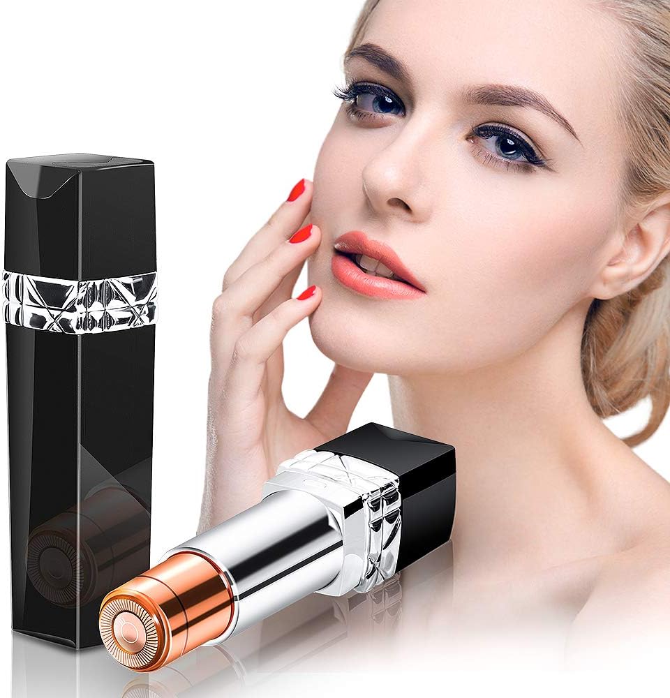 Facial Hair Removal for Women Impeccable & Painless Face Razors Waterproof & Portable Hair Shaver with Touch Switch for Peach Fuzz, Chin,Cheek, Lips Facial Hair Remover for Women