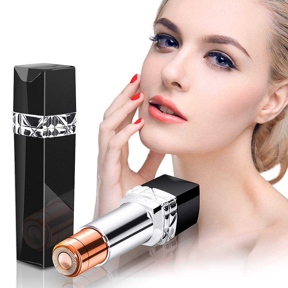 Facial Hair Removal for Women Impeccable & Painless Face Razors Waterproof & Portable Hair Shaver with Touch Switch for Peach Fuzz, Chin,Cheek, Lips Facial Hair Remover for Women