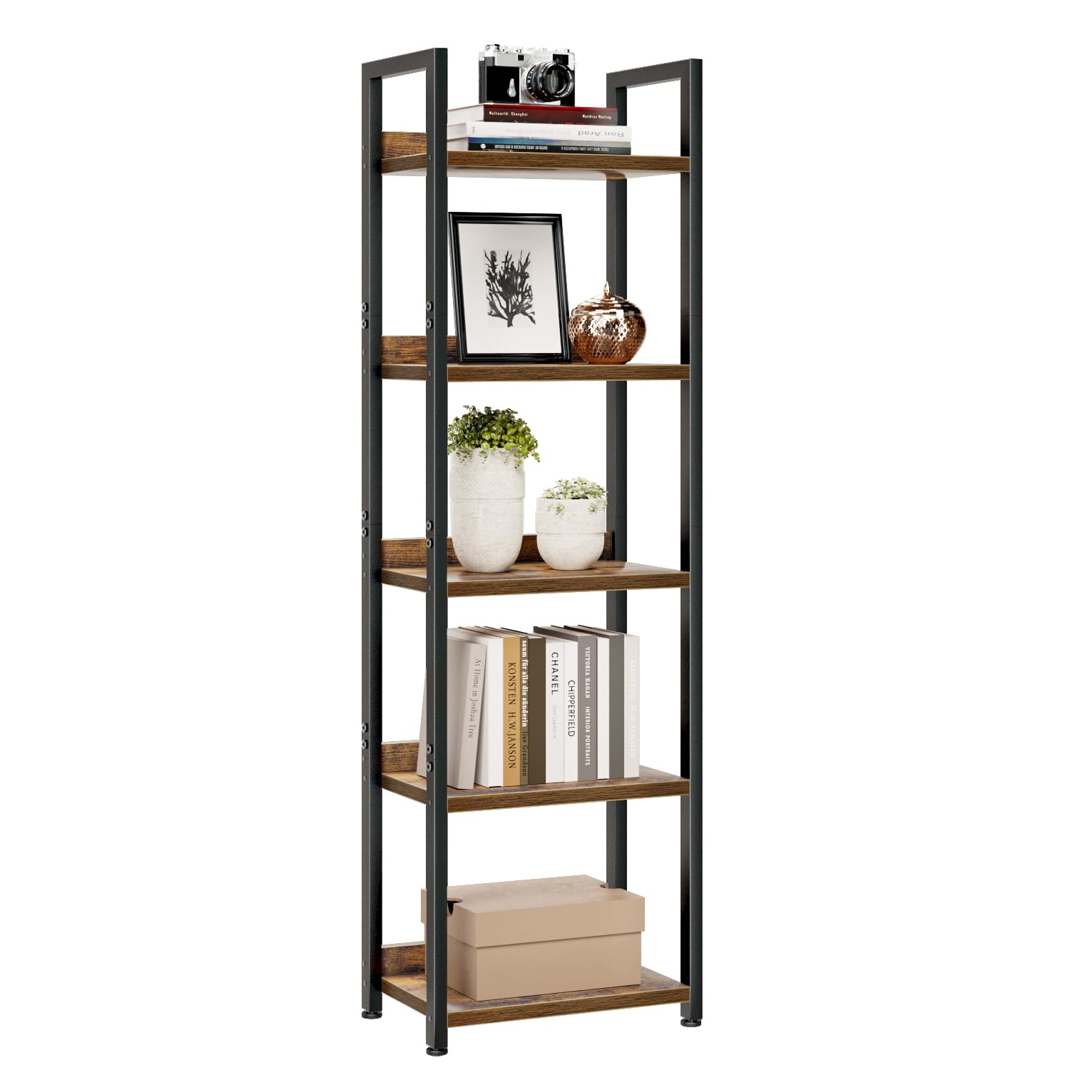 NUMENN 5 Tier Bookshelf