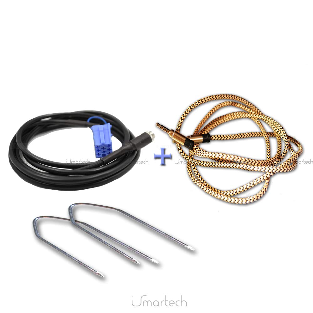 Cable AUX Para Radio Fiat, Alfa, Lancia - Con Jack 3.5 Mm Y Kit De Extracción, Compatible Con Modelos Delphi/Bosch