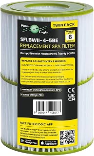 FilterLogic SFLBWII-4-5BE Spa Filter Compatible with Pleatco PBW5/Darlly SC838/Intex Type II